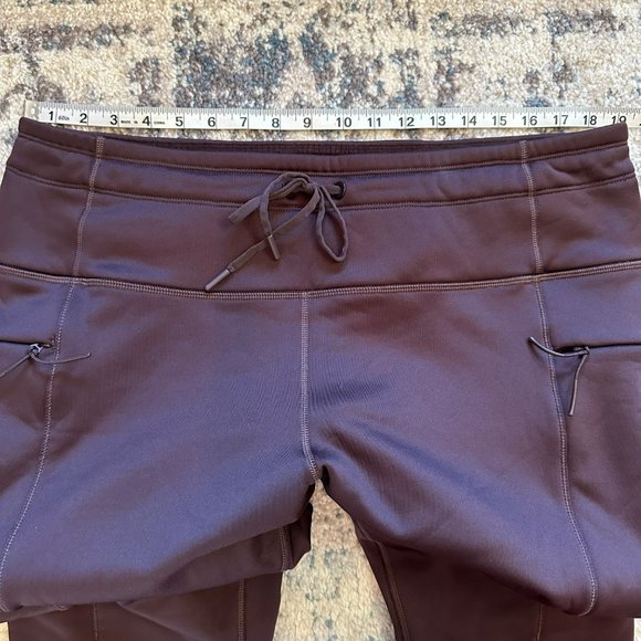 Old Navy | High Waisted Ultra Coze Go Dry Jogger Leggings Womens 2X 2XL Brown - Picture 8 of 10